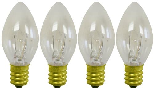 C-9 Clear Transparent Replacement Bulbs for Twinkle Lights