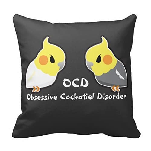 Obsessive Cockatiel Disorder 18*18 pillow Case
