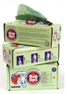 Bagups 13 Gallon 3-pack (17ct/box) Biodegradable Trash Bag Dispensing System