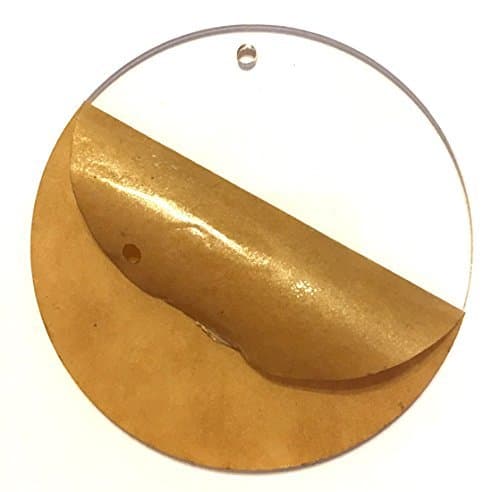 10 Clear Acrylic Discs by The Chunky Hunk - Enough Keychains Blanks to Start Making Serious Money - Make The Highest Quality Keychains - Comes with .125 Inch Hole (2.5 inch)