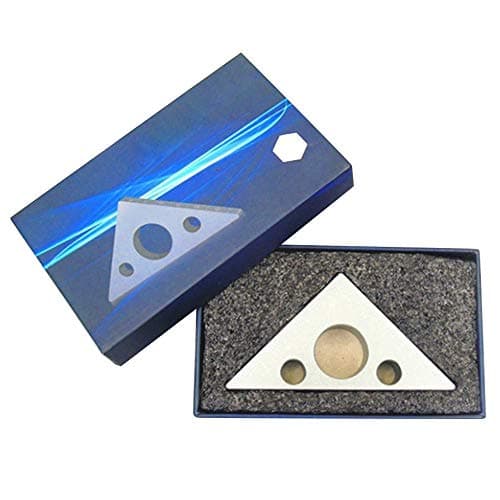 Triangular Ruler,90 Degrees Aluminum Alloy Height Ruler Metric Inch Woodworking Triangular Ruler