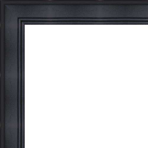 27x39 1.25" 'SoHo Onyx' Black Solid Wood Frame - Great for Posters, Photos, Art Prints, Mirror, Chalk Boards, Cork Boards and Marker Boards