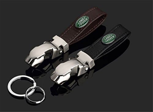 Creative Leopard Head Keychain Key Chain Land Rover Logo Keychain Crafts Gifts(2 piece)