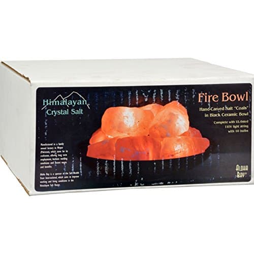2Pack! Himalayan Salt Fire Bowl with Stones - 1 ct