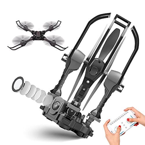 RC Drone for Beginners, Rolytoy FPV Drones with 720P HD Camera Live Video 2.4GHz Wifi Headless Mode One Key Return Easy Operation, Foldable Arms Training RC Quad-copter with Altitude Hold