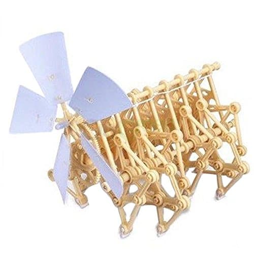 New Mini Strandbeest DIY Assembly Wood+plastic Wind Powered Walking Walker Toy