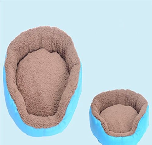 2016 New Arrival Pet Bed Soft Material Dogs Mat Pets House Cat Warming Bed Puppy Sleeping Nest (Size S : 36x30x7 CM ) (Blue)