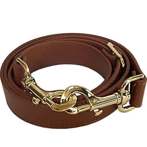 1" Brown Adjustable Replacement Cross Body Handbag Purse Strap