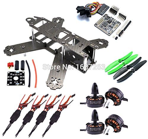 Mini 210mm 210 Quadcopter Frame Emax12A Simonk ESC 2204 2300KV Motor Naze32 Rev6 Controller For Lisam 210 QAV210