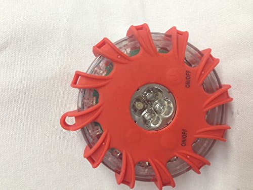 AMW LED Road Flair with 9 Flash Patterns, Light & Magnet AAA Battery