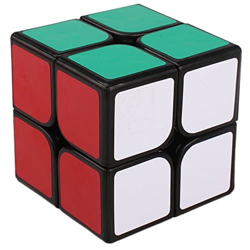 Willking 2x2 Speed Cube Magic Cube Puzzles Toys Black 50mm