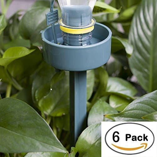 Adjustable Plant Automatic Dripping Watering Self-Watering Stakes Plant Self Watering System for Plant Growing (6 Pack)