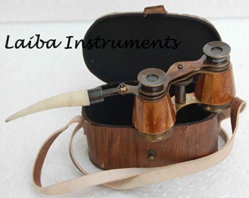 BRASS BINOCULAR ANTIQUE BINOCULAR VINTAGE TELESCOPE NAUTICAL GIFT SOLID BRASS