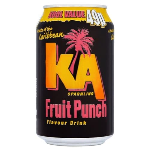 KA Sparkling Fruit Punch Flavour Drink 330ml (Packung 24)