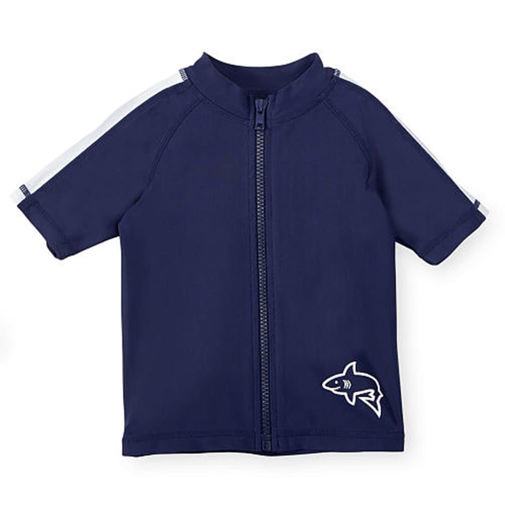 Koala Kids Boys Zip Front Rashguard - Shark