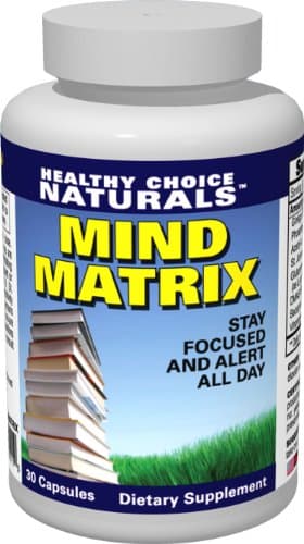 Mind Matrix- Mind, Mood, & Memory Supplement/All Natural Formula – 30 Capsules