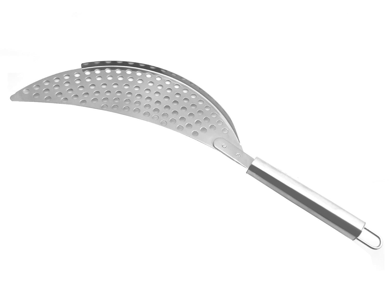 SupplyPro Pot Strainer Crescent-Shaped Pot Strainer Rinse Strainer Pot Drainer Food Strainer Bowel Strainer Ambidextrous Colander - Fits for All Sizes
