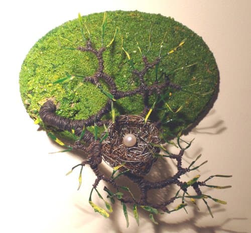 Bird Nest No. 6 - Wire Sculpture