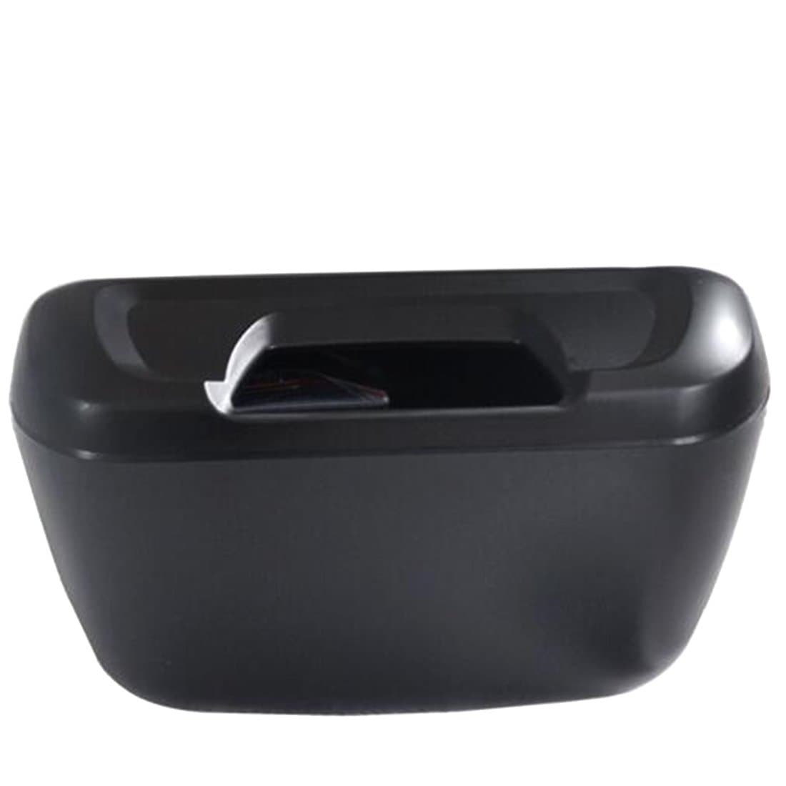 Auto Vehicle Car Trash Rubbish Bin Can Garbage Dust Case Holder Storage Box-Black