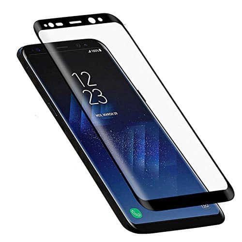 3D Curved Edge Full Cover Tempered Glass Screen Protector Clear HD For Samsung Galaxy Note 8, High definition, 9H Hardness,Anti-shock,Anti-scratch,Black