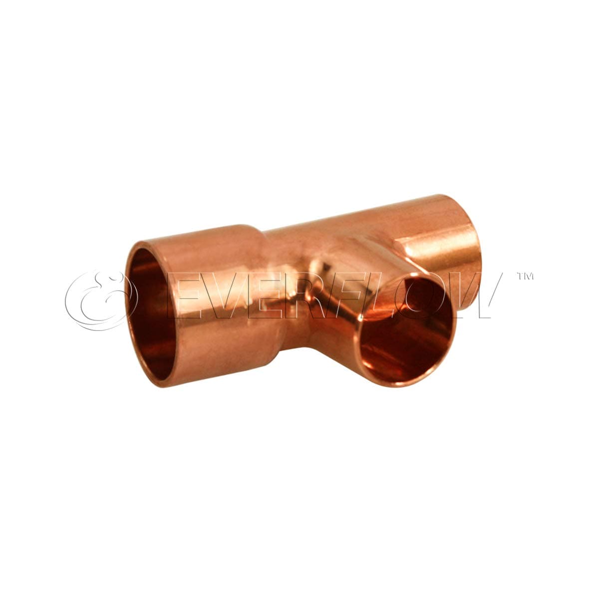 Supply Giant DDSU3003 Reducing Tee Fitting with Solder Cups for Cop, 3 X 2 X 2, Copper