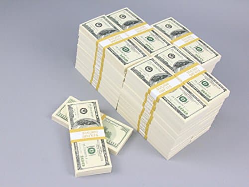 PROP MONEY Real Looking Copy $100s FULL PRINT Pack - Total $500,000 for Movie, TV, Videos, Advertising & Novelty