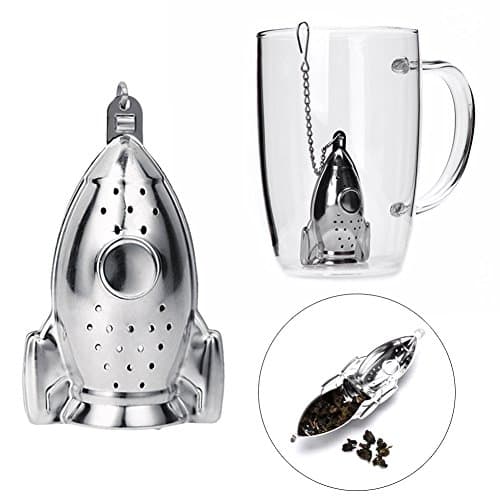 Loose Leaf Tea Infuser - 1 Piece Stainless Steel Rocket Shape Tea Infuser Loose Leaf Tea Strainer Herbal Spice Infuser Filter - Stainless Steel Tea Infuser - Loose Tea Steeper