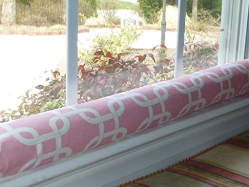 Draft Stopper - Unfilled Draft Stopper for Window or Door Draft Stopper (Gotcha Light Pink)