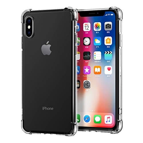 iPhone X Case iphone 10 Case, Portin iPhone X Cover Durable TPU Bumper Protection Super Slim Light Shock-Absorption Clear Protective Case for Apple iPhone X iphone 10 (Clear)
