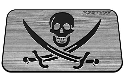 USATuff - Deck - Cooler Pad - Fits ORCA 75QT - Dual Layer Anti-Slip Closed-Cell Foam - Light Gray / Black - Pirate