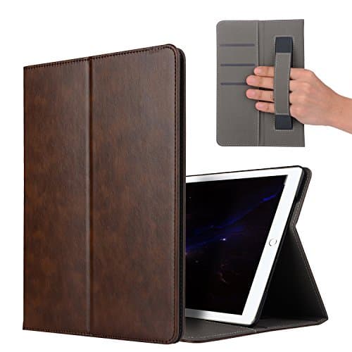 iPad Pro 10.5 inch Case -Vangoog Flip Stand Folio Case Cover for iPad Pro 10.5-inch (2017), with Smart Cover Auto Sleep/Wake (Brown)