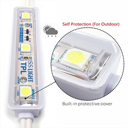 Storefront Window LED Lights All in One Kit Built-in Protective Cap Plug&Play (25ft)