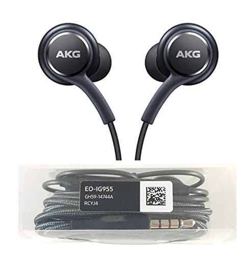 GLAMPANDA AAA+ EO-IG955 AKG in-Ear 3.5 mm Hands-free Headphones for SamsungGalaxy S8/S8Plus (Black)