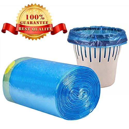 100pcs Small Garbage Bag,5 Gallons Drawstring Trash Bag Durable Disposable Trash Wastebasket Bags Can Liners For Office, Home Waste Bin, Bathroom, Kitchen,