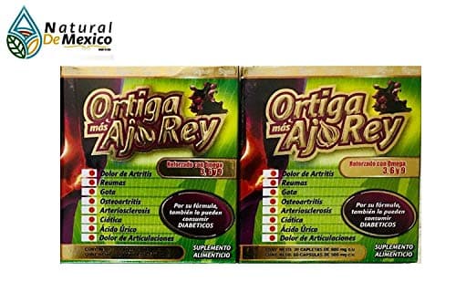 2 Ortigas vitaminas A, B2, B5, B9, C y K - Dietary Supplement Original Natural de Mexico