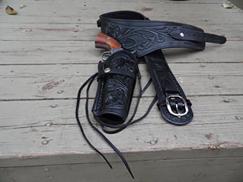 Western/cowboy Drop Down Rig in 45 Caliber - Black - by Shotgun Lilli (40")