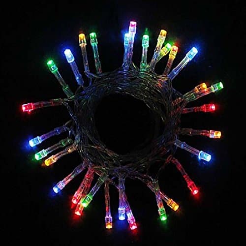 Virocana LED String Light Cooper Wire Light-10Feet Long 30LED Battery Operated for Christmas Party Decoration(Multi-color)