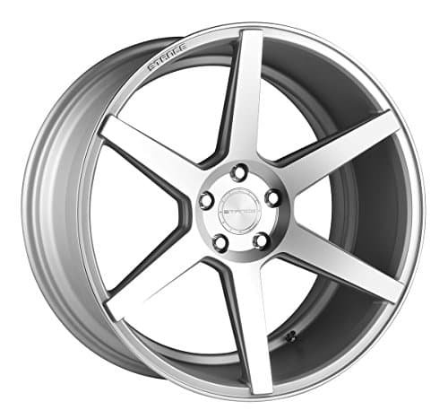 19" Inch Stance SC-6 Silver Machine Wheels & Tire Package | All Season 245/35R19 | Set of 4 | Financing Available | Infiniti Audi Mercedes Dodge Chevy Chrysler Acura Ford Lexus Nissan BMW