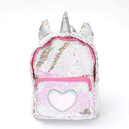 Unicorn Sequin Backpack Magic Reversible Glitter school bag Unicorn Gift for Girls Boy