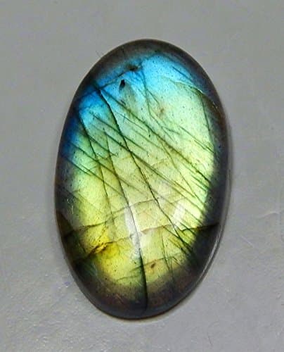 33 CT 19X31 mm. 100% NATURAL MULTI FIRE FLASHY LABRADORITE OVAL CABOCHON RING SIZE MADAGASCAR LOOSE GEMSTONE B178