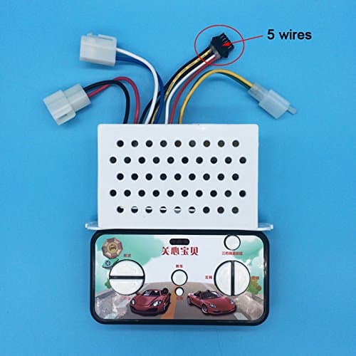 2.4G Bluetooth Remote Control and Receiver Kit Remote Controller Control Box Accessory for Children's Electric Ride On Toys Kids Power Wheels Car Toy Replacement Parts