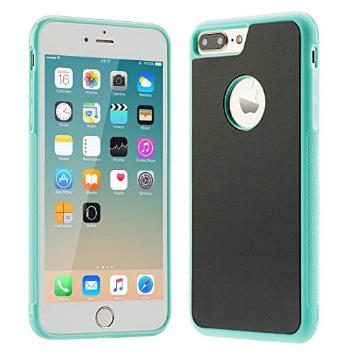 iPhone 7 Plus Case, SUKAR Anti Gravity Phone Case for iPhone 7Plus, Magical Nano Can Stick to Glass, Whiteboards, Tile and Smooth Flat Surfaces for iPhone 7 Plus (iPhone 7 Plus Green)