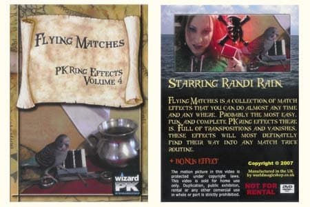 Flying Matches (PK Ring Effects Volume 4) by Randi Rain - DVD