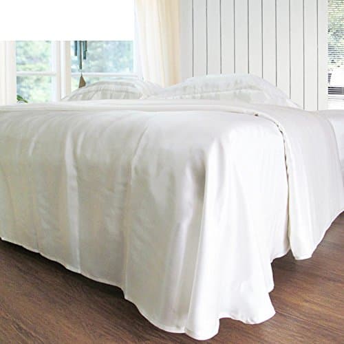 Silk Satin Bed linen/Pure silk one-piece single double bed sheets-D 140x200cm(55x79inch)