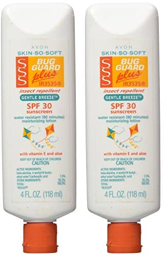 Avon SKIN-SO-SOFT Bug Guard PLUS, SPF 30 Gentle eItDB Breeze, 4 Oz (2 Pack)