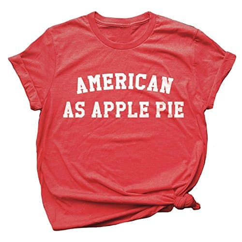 Spunky Pineapple American As Apple Pie 4th of July Basic Tee