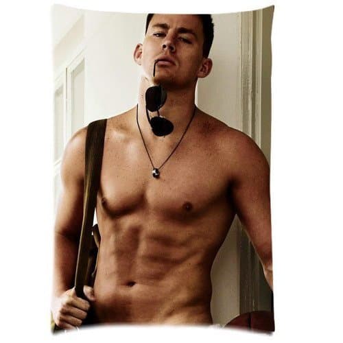 Custom Channing Tatum Two Sides Printed for 20*30 Inch Zippered Pillow Case Cover by Pillowcases Zone