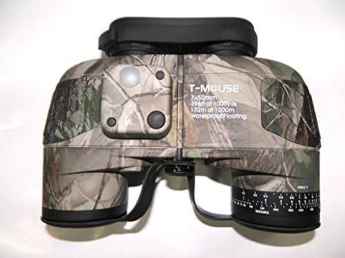 Marine 7x50 Waterproof Floating Binocular,internal Rangefinder & Compass,woodland Camo