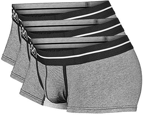 Icon Basewear Low-Rise Boxer Brief Underwear Trunks, Three-Pack