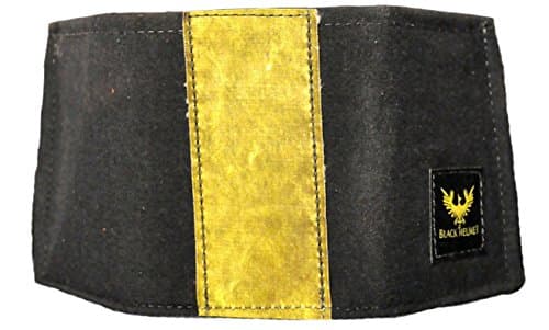 Firefighter Bunker Gear Tri-Fold Wallet (Black) One Size by Black Helmet